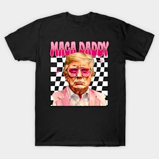 Funny Trump Pink Maga Daddy Trump 2024 T-Shirt